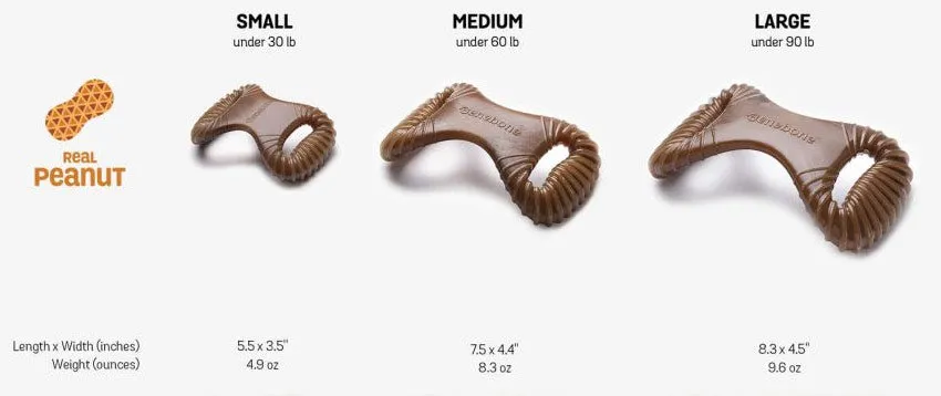 Benebone Peanut Butter Flavored Rocking Dental Chew Toy
