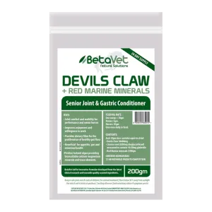 Betavet DEVILS CLAW   RED MARINE MINERALS