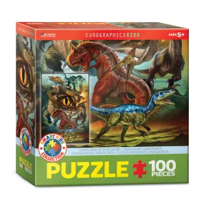 Carnivorous Dinosaurs Puzzle - 100 Pieces