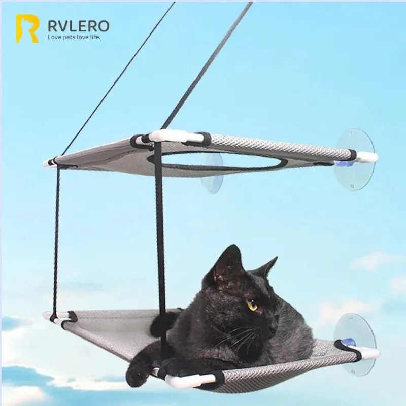 Cat Hammock Window Bed with Suction Cup