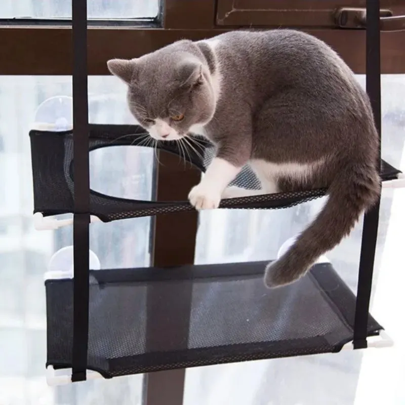 Cat Hammock Window Bed with Suction Cup