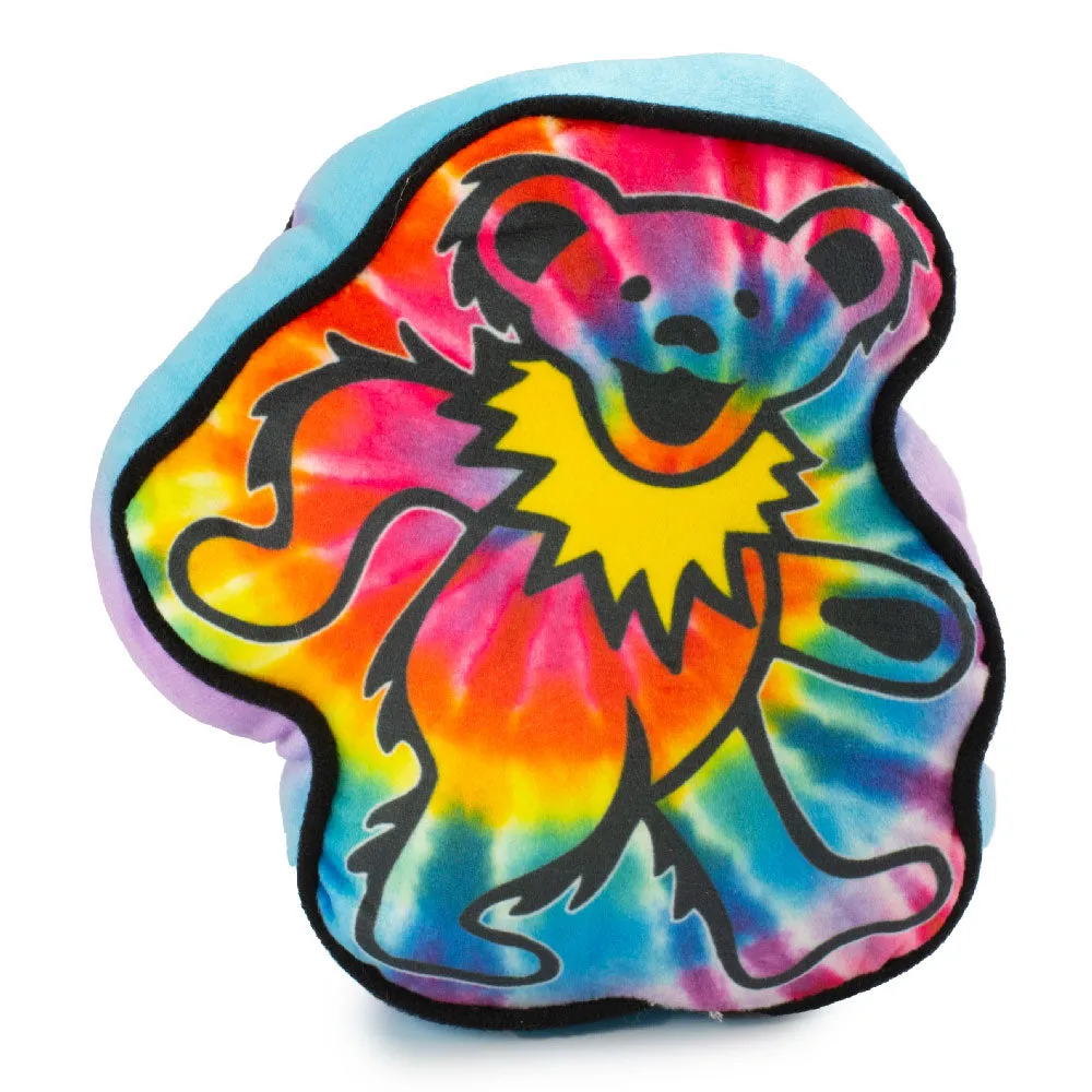 Dog Toy Squeaker Plush - Grateful Dead Dancing Bear Tie Dye Multi Color