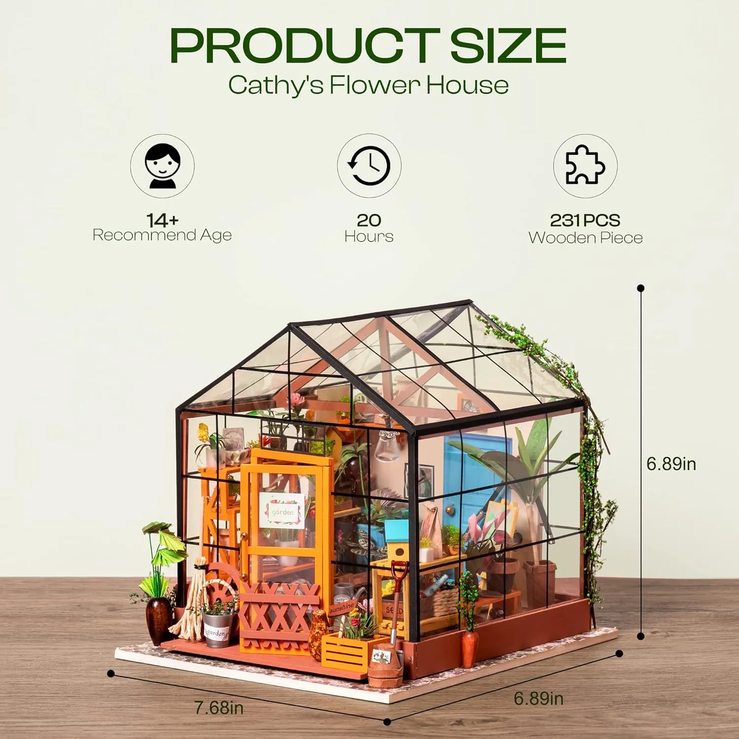 Elegant Garden Flower House DIY