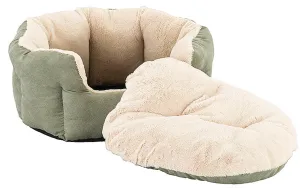 Ethical Pet SleepZone Reversible Cushion Cuddler- Sage