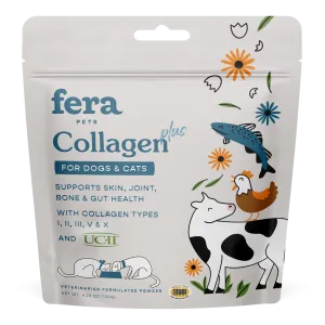 Fera Pet Organics Dog and Cat Supplement, Collagen Plus