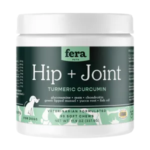 Fera Pet Organics Dog and Cat Supplement, Hip   Joint Support for Dogs
