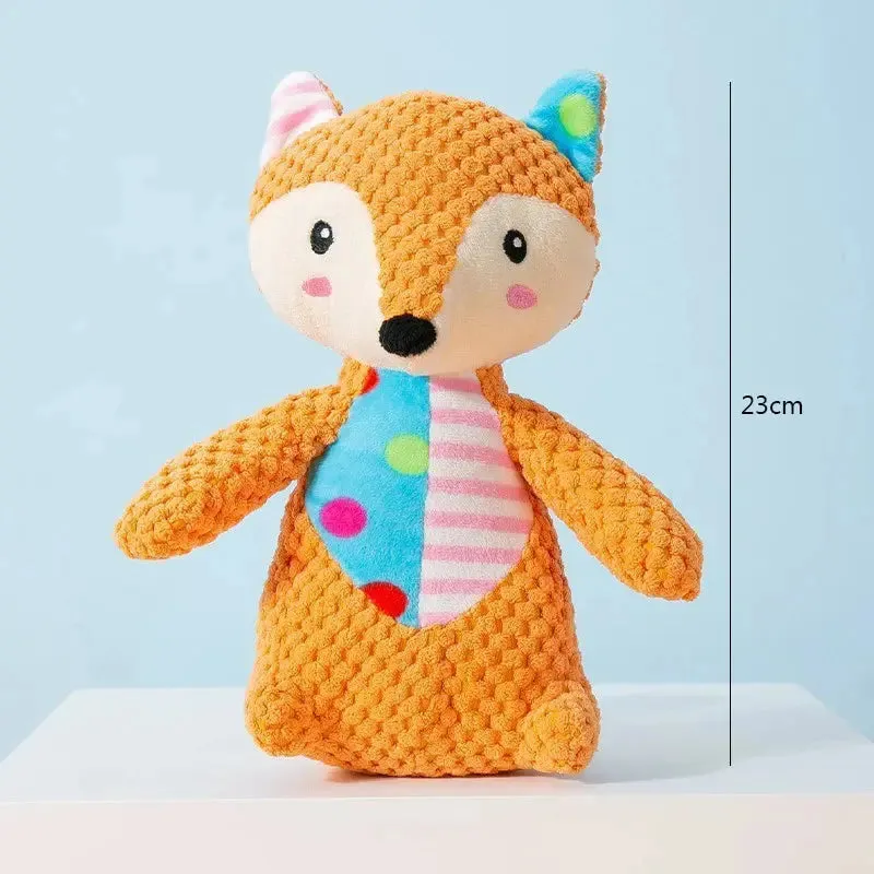 Interactive Animal Puzzle Squeaky Chew Toy for Dogs & Cats