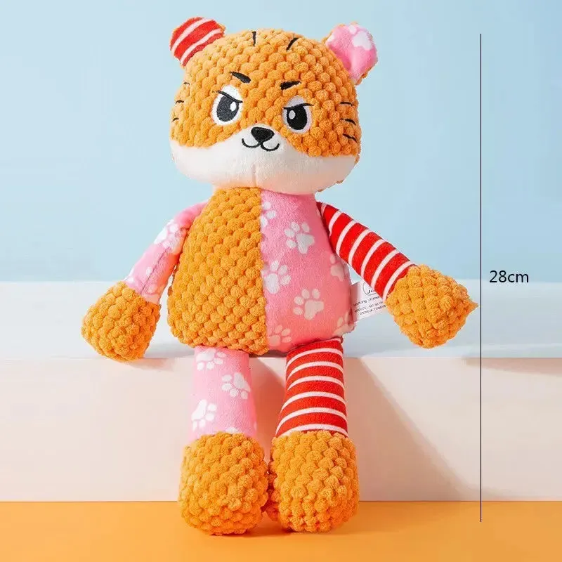 Interactive Animal Puzzle Squeaky Chew Toy for Dogs & Cats