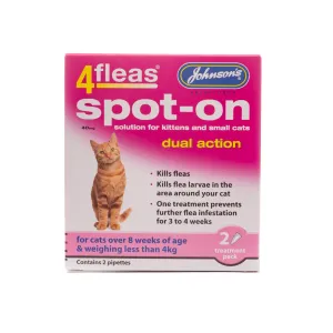 Johnsons 4Fleas Spot On For Cats