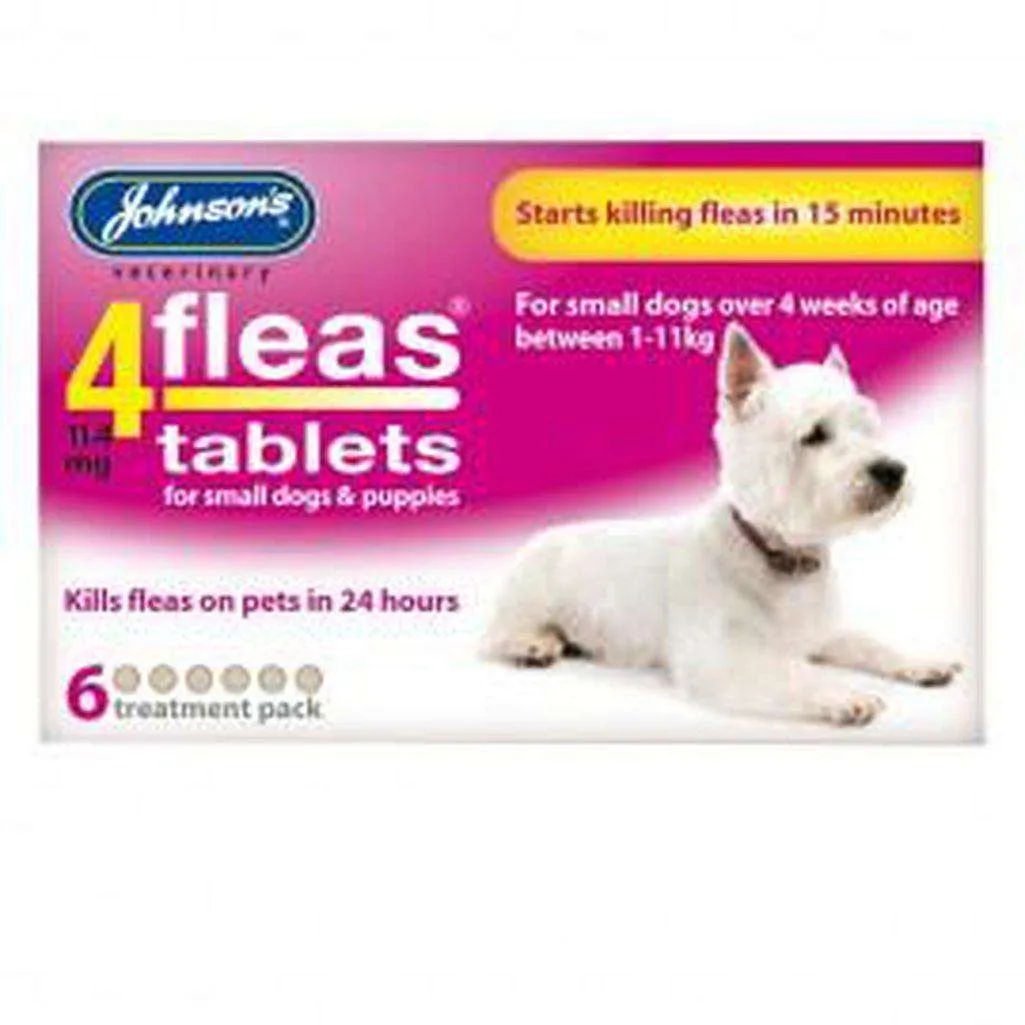 Johnson's 4Fleas Tablets For Dogs