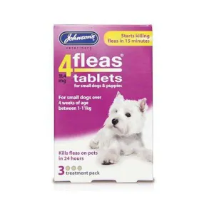 Johnson's 4Fleas Tablets For Dogs