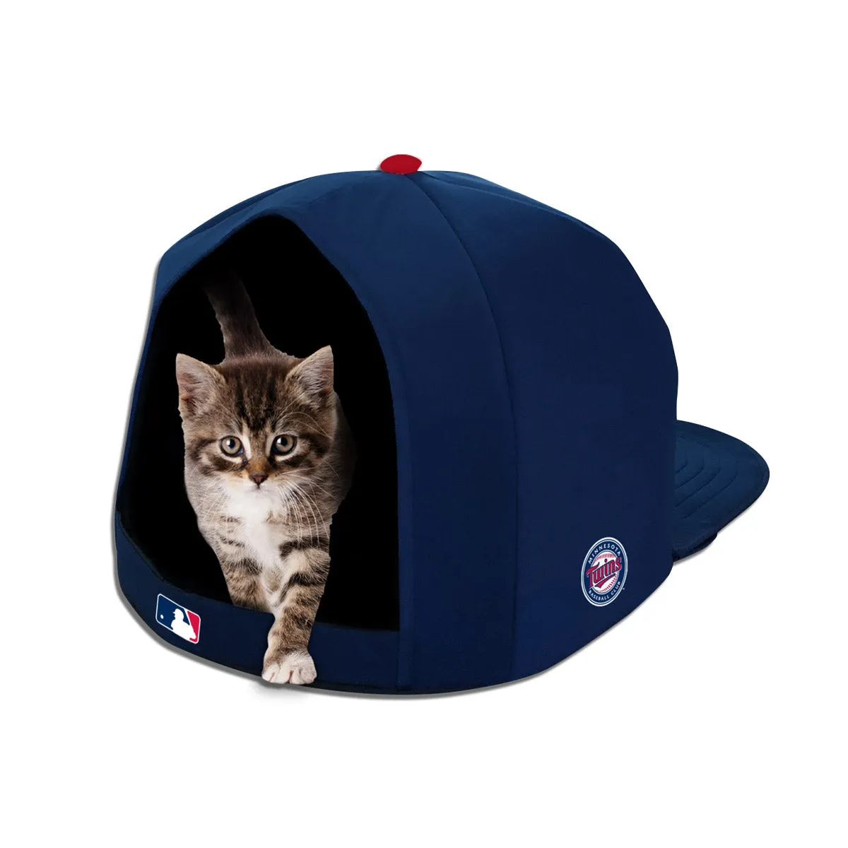MINNESOTA TWINS NAP CAP PLUSH DOG BED
