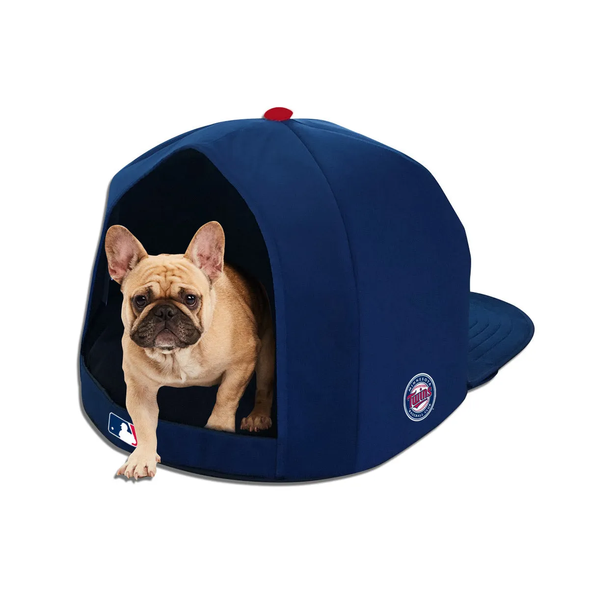 MINNESOTA TWINS NAP CAP PLUSH DOG BED