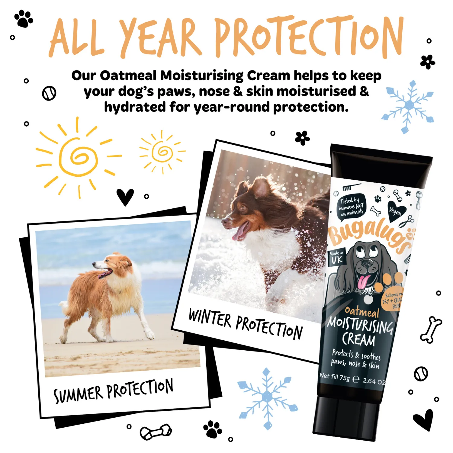 Oatmeal Moisturising Cream for Dogs