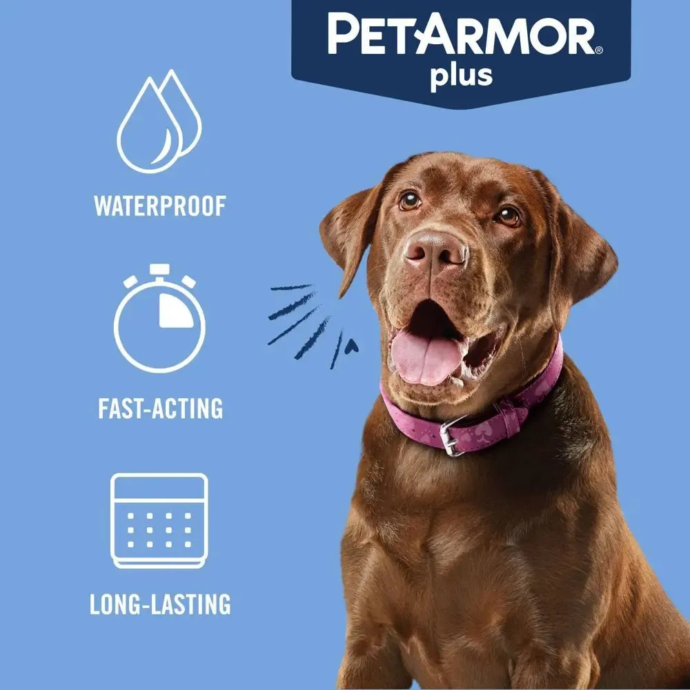 PetArmor Plus Flea and Tick Topical Treatment for Dogs - 45-88lbs - 6 Month Supply