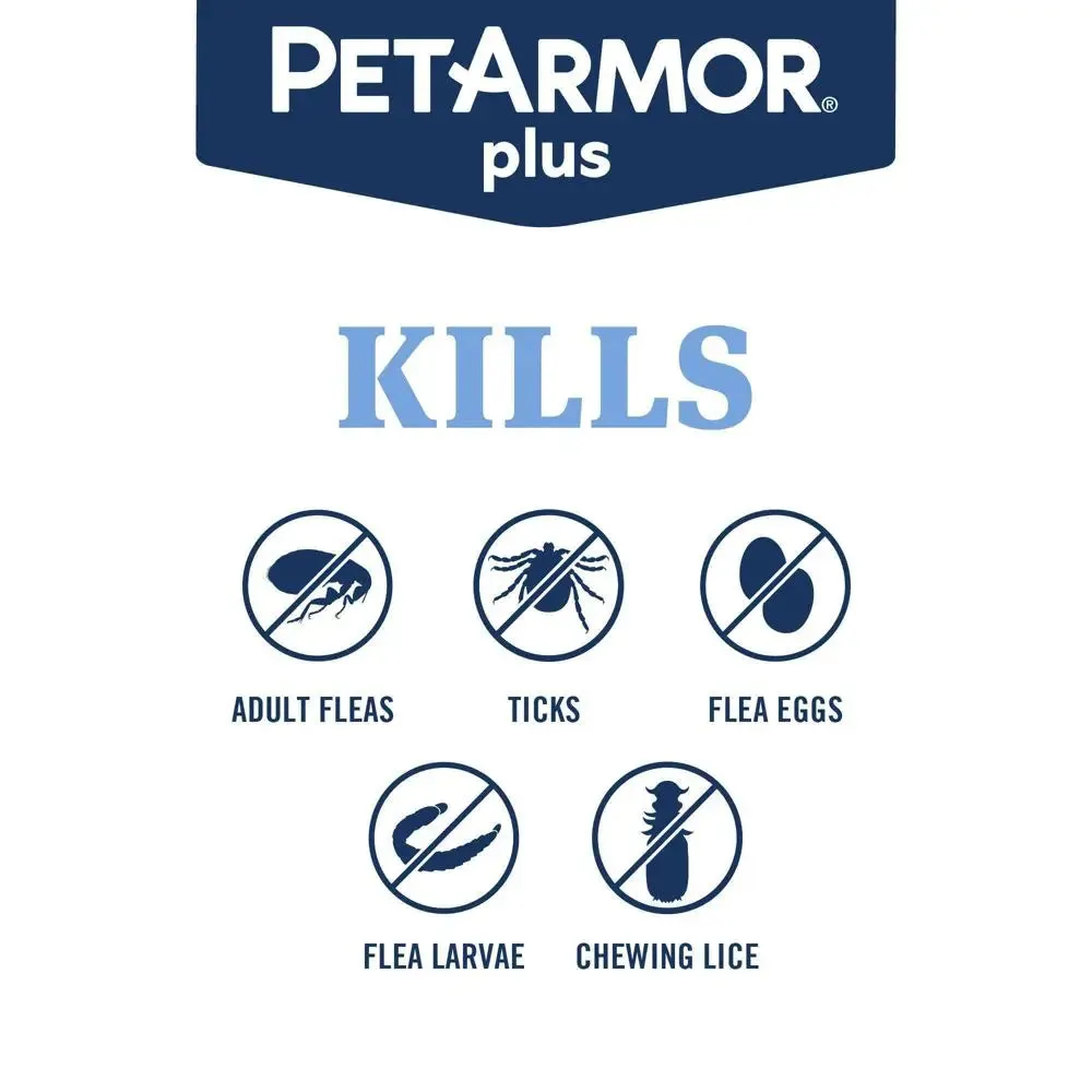 PetArmor Plus Flea and Tick Topical Treatment for Dogs - 45-88lbs - 6 Month Supply