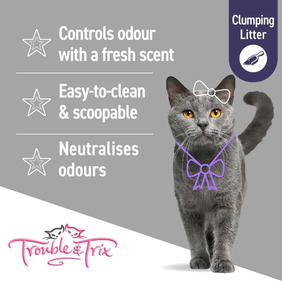 Trouble and Trix Litter Baking Soda Clumping