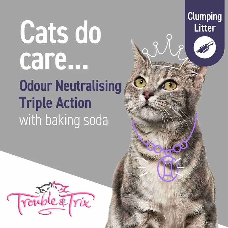 Trouble and Trix Litter Baking Soda Clumping