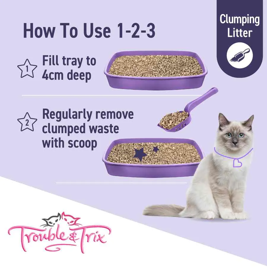 Trouble and Trix Litter Baking Soda Clumping