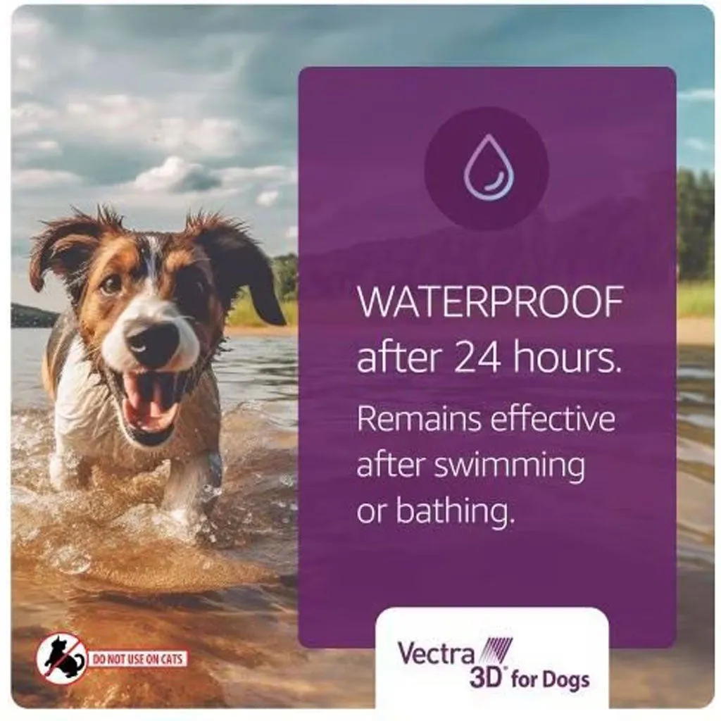 Vectra 3D Flea and Tick Spot Treatment for Dogs & Puppies, 5-10 lbs