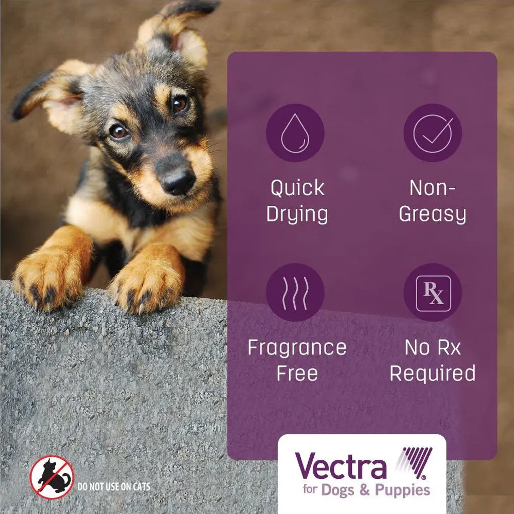 Vectra Flea and Tick Spot Treatment for Small Dogs & Puppies, 11-20 lbs