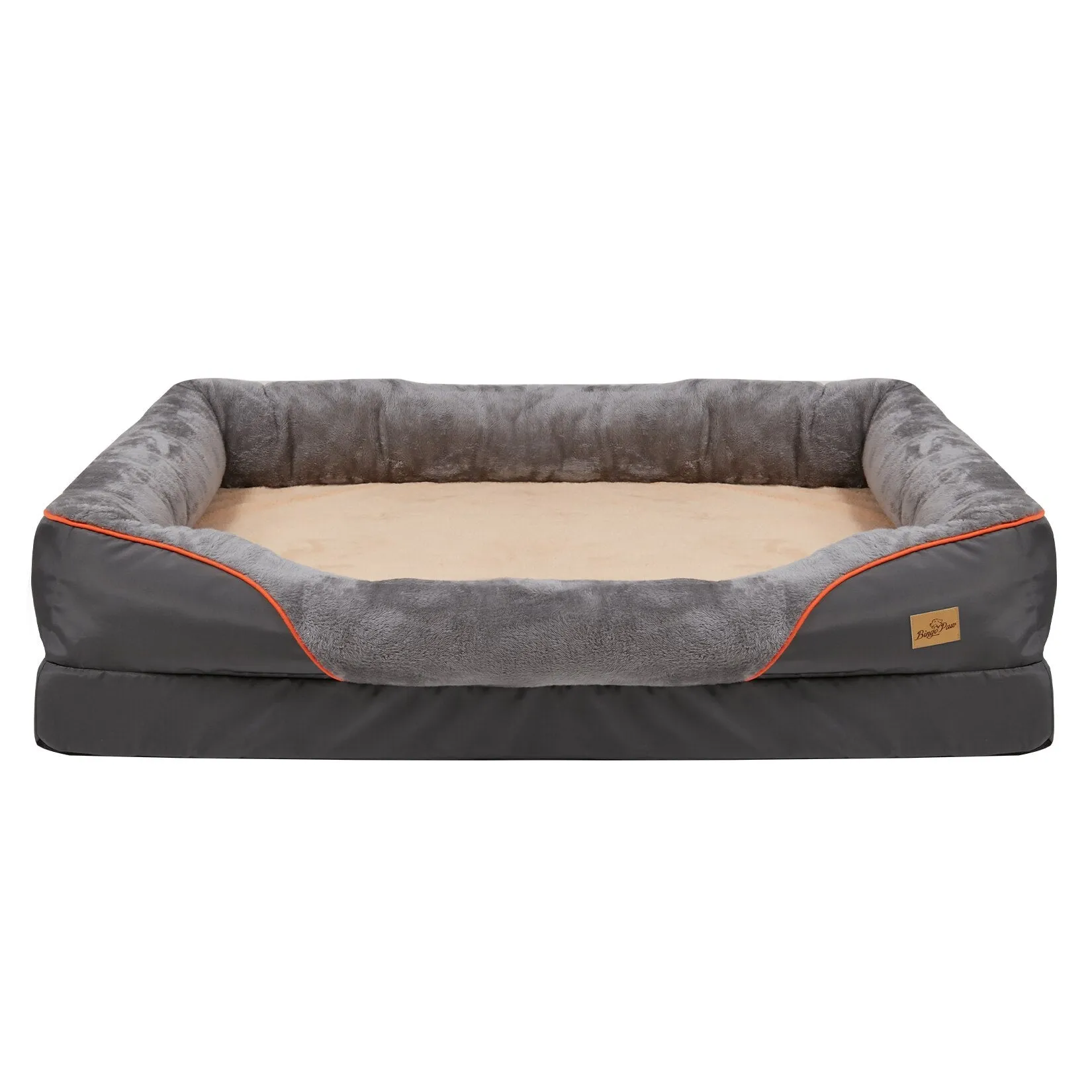 Waterproof Extra Large Orthopedic Dog Bed: Cozy and Supportive Lounge Sofa Bed with Sponge Foam Dog Bedding