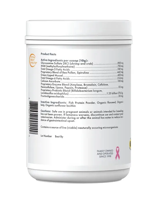 Wholistic Pet Organics Joint Mobility With Green Lipped Mussels For Dogs & Cats